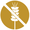 Gluten-free vector icon